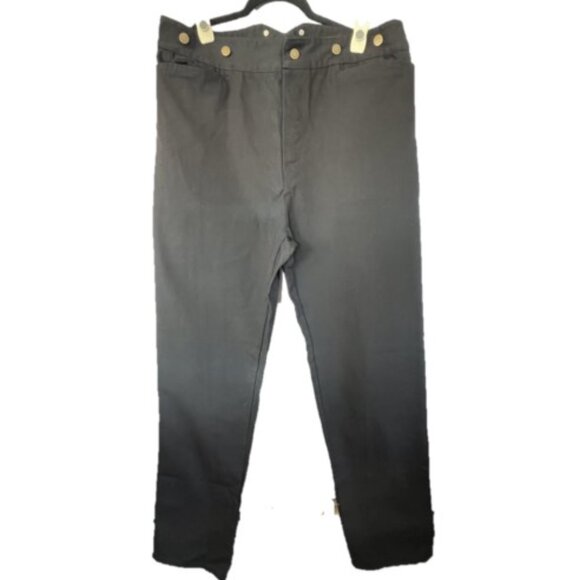 Scully Denim - New Scully Black Women's Western Riding Canvas Saddle Seat Pants Size 18